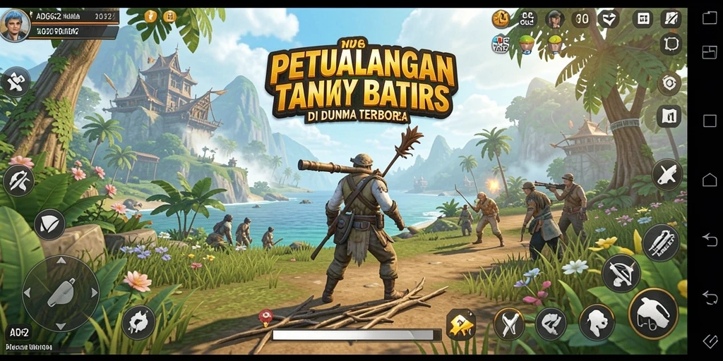 Gameplay seru di dunia terbuka ADG62 yang menakjubkan.