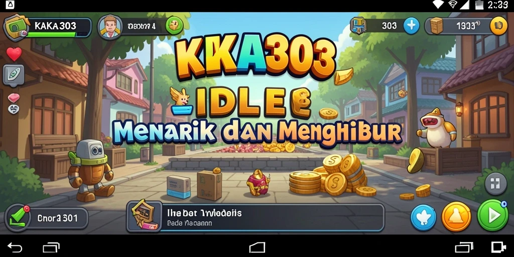 Tampilan gameplay <strong>KAKA303</strong> yang menampilkan aktivitas Idle yang menarik.