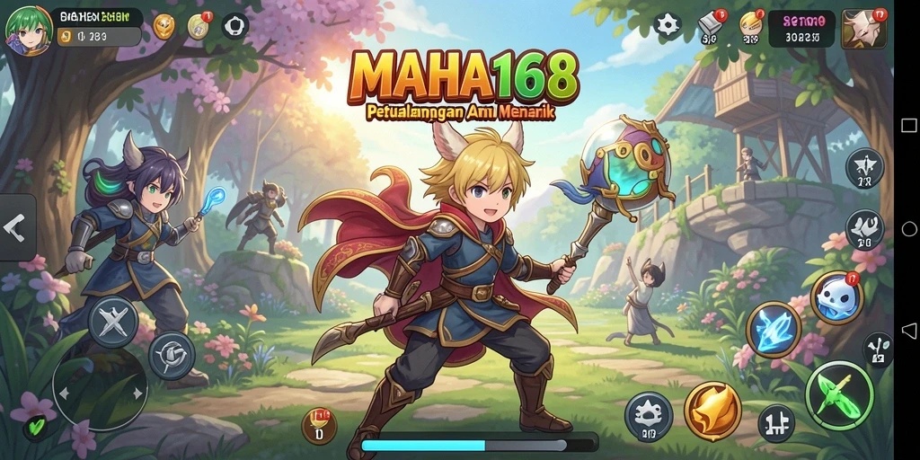 Menampilkan aksi seru dalam gameplay <strong>MAHA168</strong> yang menawan.