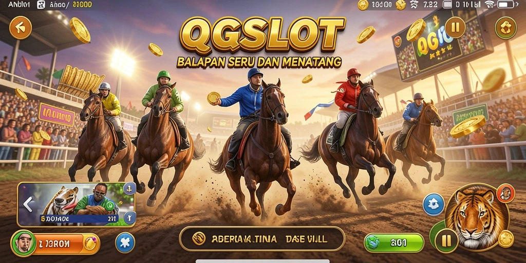 Tampilan balapan seru di QQSLOT dengan lintasan yang beragam dan kendaraan cepat.