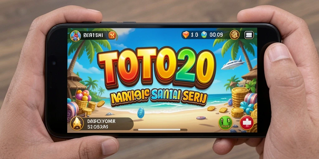 Tampilan hebat dari gameplay TOTO20 yang penuh warna.